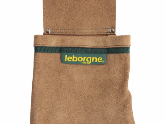 Monopoche en croute de cuir | LEBORGNE