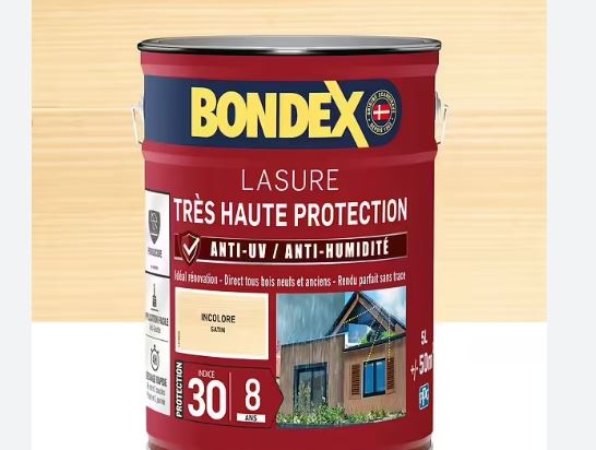 Lasure très haute protection protection 8 ans | 2 en 1 | 5L |  Bondex