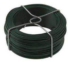 Fil d'attache plastifié vert,1.5 mm pour grillage | 100m | Dirickx