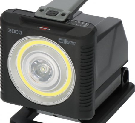 Baladeuse de chantier | Lampe torche LED | 20 W | Rechargeable | Brennensthul