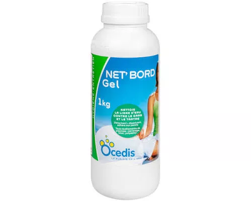 Nettoyant ligne d'eau de piscine | Net bord gel | Ocedis 1 kg