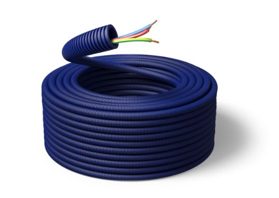 Gaine ICTA Préfilée bleue 16 mm HO7VU 3G1.5 BRT Couronne 100 m
