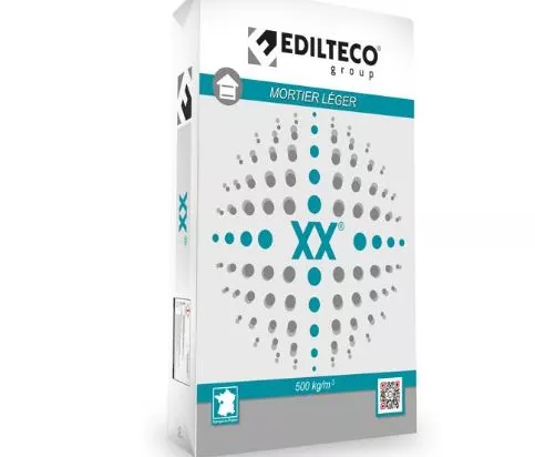 Mortier fibré pour chape légère Maxx+ Edilteco 32.5kg /45L