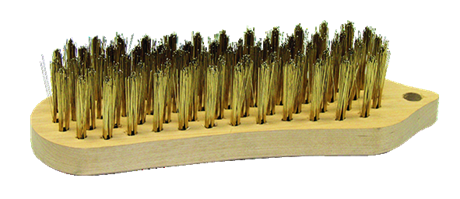 Brosse fil | En bois avec forme violon | LEMAN