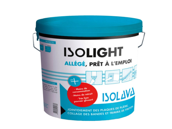 Enduit allégé  | ISOLIGHT | Prêt à l'emploi | Isolava