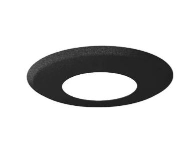 Rosace ronde de finition noire aimantée | Ten