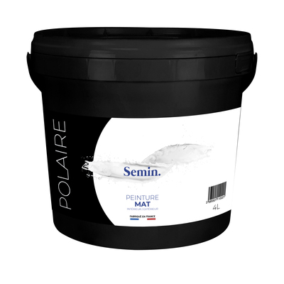 Peinture acrylique mat polaire | Semin