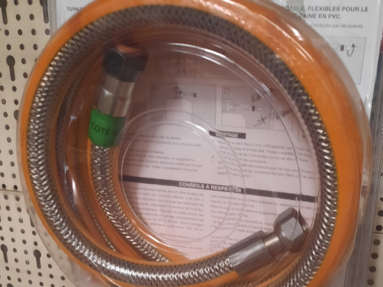 Tuyau flexible pour butane et propane inox | Sereingaz | HOME GAZ
