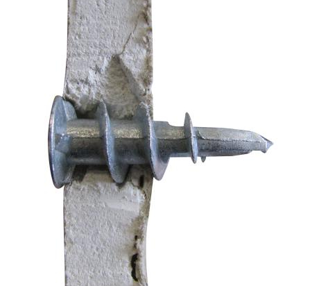 Cheville pour plaque de plâtre sans perçage | Plak métal | Ing Fixations