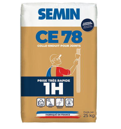 Enduit à joint | Prise très rapide 1H  | CE78 | Semin