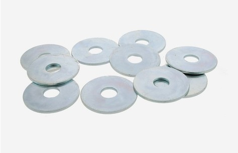 Rondelle plate | Extra Large type LL | Acier zingué blanc | NFE 25513 | Viswood