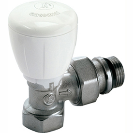 Robinet équerre "série fer" | R421TG | Thermostatisable | GIACOMINI