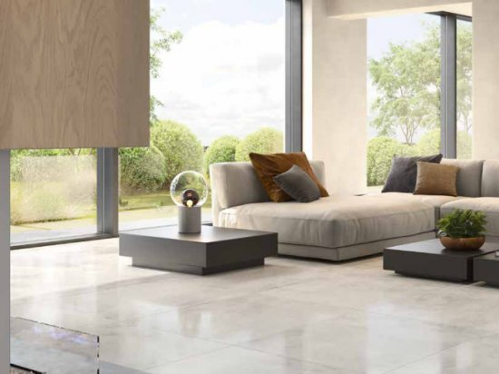 Collection Kerinox | 90x90 | Effet métal Lappata | CASALGRANDE PADANA