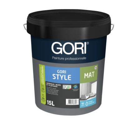Peinture mate en phase aqueuse pour murs et plafonds | Goristyle | GORI