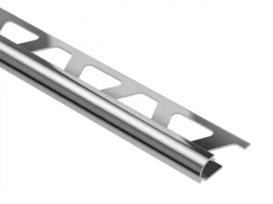 Profil d’angle RONDEC ACG en aluminium chrome anodisé brillant – Schlüter