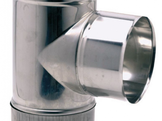 Té de tubage avec purge pour tubage flexible | 304 équerre | TEN