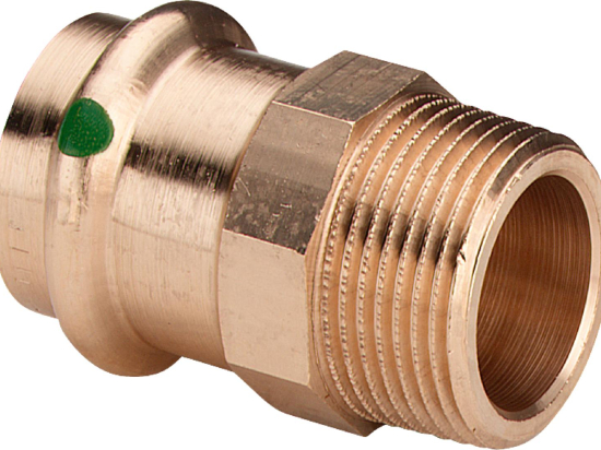 Raccord droit fileté | FM | Bronze | Sanpress | VIEGA