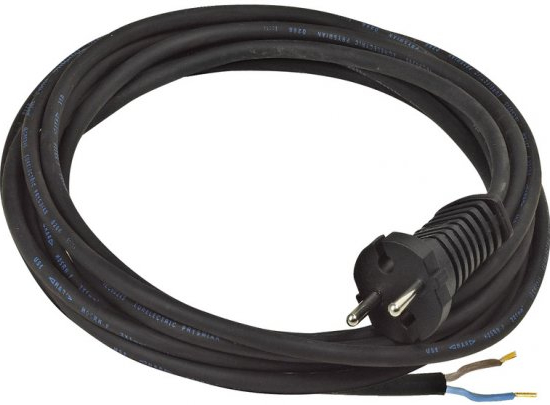 Rallonge électrique  | HO7RN-F 2X1.5 | avec extrémités dénudés | 5m | Brennensthul