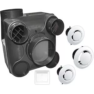 Kit VMC | Simple flux autoréglable | Luna S3 | UNELVENT