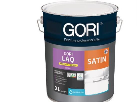 Peinture satinée 3L pour menuiseries | Gorilaq | GORI