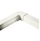 Coude plat 90° | Accessoire Artica | Pour goulotte climatisation | MC Distribution
