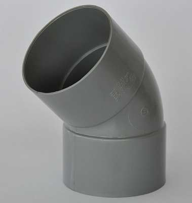 Coude PVC | FF 45° | A coller | Molecor