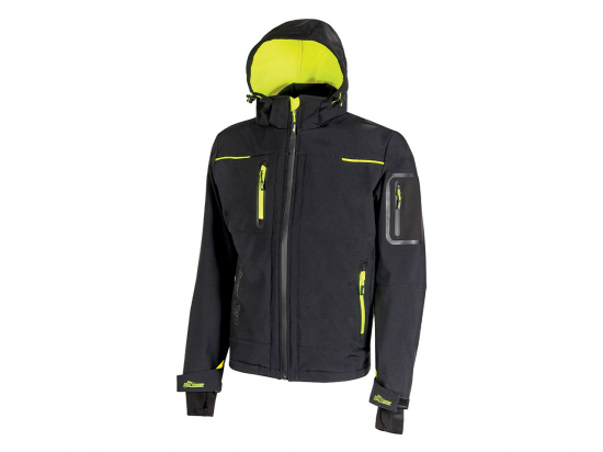 Veste Softshell « Space » – U-POWER | Membrane U-Tex imperméable, coupe-vent & micro-polaire