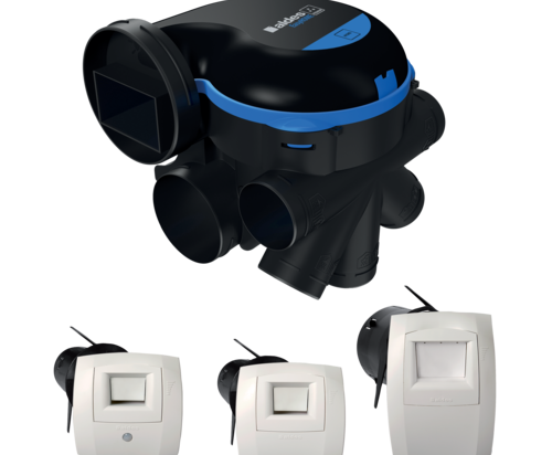 Kit VMC | EasyHOME HYGRO Premium MW + Bouches BAHIA® CURVE ELEC |ALDES