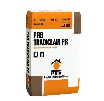 Enduit monocouche | semi lourd grain fin | Tradiclair | Prb