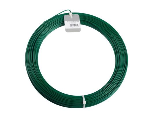 Fil de tension plastifié vert extrudé pour grillage | 2.7 mm | 100ml | Dirickx
