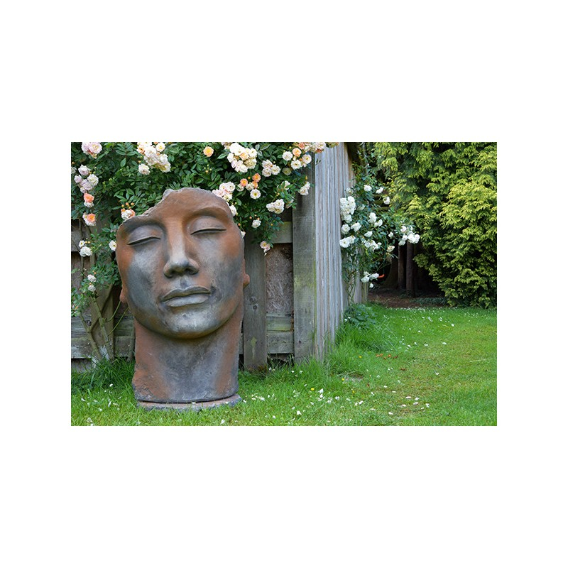 Statue visage, PENEZ HERMAN, Décoration extérieure, Statue visage