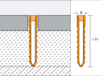 Profilé de fractionnement PVC | DILEX-MOP | SCHLUTER