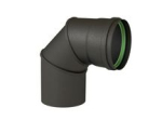 Coude équerre 90° pour raccordement poêle à granulé  |Ten