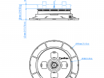 Plot réglable standard autonivelant Uptec SUPAS pour dalle | 43 à 58 mm | PROFILITEC