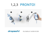 Kit Carafe avec filtre CrystalDrink Dropson - Pichet 1L