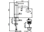 Mitigeur lavabo ELIO SLIM - EP830101 - Webert