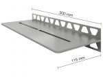 Tablette Pure | SHELF-W-S1 115 x 300 mm | Schluter