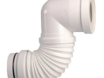 Pipe WC coudée extensible universelle - Regiplast