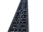 Caniveau MEARIN Plus 100 avec grille cathédrale en fonte C250