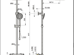 Colonne de douche thermostatique Ultima NfC3 chromé Paini