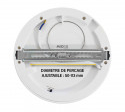 Plafonnier LED | Blanc 12W  dimmable | MIIDEX LIGHTING