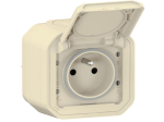 Prise étanche 2P+T avec éclips de protection 16A Plexo complet IP55 | Legrand