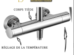 Colonne de douche thermostatique Ultima NfC3 chromé Paini
