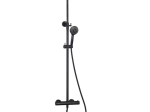 Colonne de douche ronde Ruby noir mat Paini