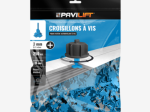 Croisillons autonivelants en X | 3 mm | PAVILIFT