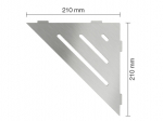 Tablette Wave | SHELF-E-S1 210 x 210 mm | SCHLUTER