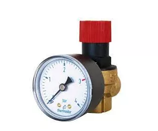 Soupape chauffage avec manomètre | THERMADOR