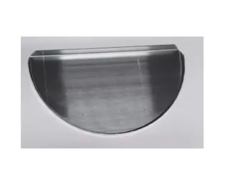 Talon symétrique universel à souder | 1/2 rond |  Zinc naturel | Rheinzink