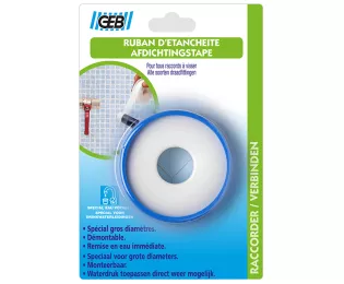 Ruban d'étanchéité PTFE | Gros diamètres et diamètres standards | GEB