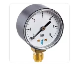 Manomètre radial 50 mm – 0/10 bar – 1/4" M – ABS – Thermador MR10